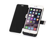 External Battery Backup Case 5800mAh Power Pack for iPhone 6 Plus 5.5 Portable Case with PU Flip Cover Case