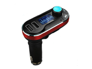 Bluetooth MP3 Player Handsfree Car Kit Dual USB Charger FM Transmitter with USB MP3 LCD Car Charger BT66