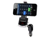 Car FM Transmitter Phone Holder for Smart Phone Bluetooth MP3 Player with LED Screen BT8118