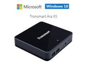 Tronsmart Ara X5 Intel Atom Quad Core 1.8GHz Windows 10 TV Box 64 Bit 2GB 32GB Bluetooth V4.0 USB3.0 100mbps Lan Port