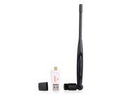Mini USB Wireless Signal Receiver Emitter Ralink 5370 Support Satellite Box 5dBi High Gain Antenna 150Mbps Wifi Adapter