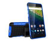 Nexus 6P Case Cover Soft TPU PC Back Cover with Stand Holder for Google Huawei Nexus 6P