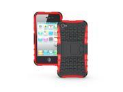 Tire Dual Layer Defender Case Soft Silicone TPU Hard Plastic 2 in 1 Heavy Duty Armor Hybrid Cover for iPhone 4 4S