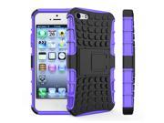 Tire Grain Silicone Heavy Duty Impact Armor Shockproof Hard Case Back Cover for Apple iPhone 5 5S