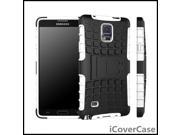 Heavy Duty Dual Case with Stand Hybrid Armor Hard Cover for Samsung Galaxy Note 4 N910