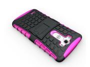 Heavy Duty Armor Shockproof Silicone and Hard Plastic Shell Case for LG G3 Case Cover D855 Phone Holder Stand