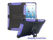 Tire Pattern Mix Color Dual TPU PC Armor Heavy Duty Hard Case for Apple iPad Mini 1 2 3 Cover Stand Holder