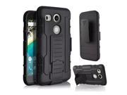 TPU PC Heavy Duty Armor Stand Case for Google Nexus 5X Case with Stand