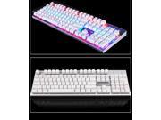 SADES 104 Key USB Wired Ergonomic Backlight Mechanical Gaming Keyboard With Metal Panel For Pro Gamers
