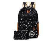 Fashion Star Women Men Canvas Backpack RoyaDong Schoolbag School Bags for Girl Boy Teenagers Casual Travel Bags