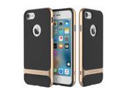 Rock Royce Hybrid Stand Cover for Apple iPhone 7 Plus 5.5 Case Ultra Thin PC TPU Armor Protective Shell ShockProof Gold Cover