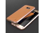 Luxury Original Luphie Aluminum Metal Frame Leather Sticker Case for Samsung Galaxy S7 Edge