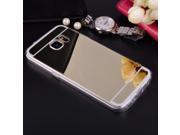 Luxury Soft TPU Gel Mirror Phone Case Back Rubber Cover for Samsung Galaxy S6