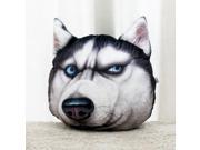 30*22cm Creative 3D Printed Dog Face Cushion Animal Car Seat Chair Cushion Doge Plush Neck Pillow