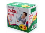 50 Sheets Original Fuji Fujifilm Instax Mini Film White Sheet For Polaoird mini 7 7s 8 10 20 25 50s 50i