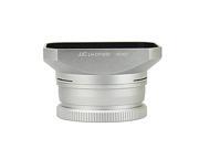 JJC LH-CP18 Silver Metal Lens Hood Filter Adapter For Nikon Coolpix A DX-format point-and-shoot camera replaces Nikon HN-CP18 UR-E24