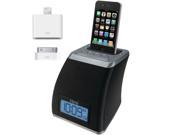 iHome Alarm Clock Speaker with Apple Dock Lighting for iPhone 4 4S 5 5C 5S All iPod