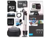 GOPRO HERO4 Black 9PC 16GB Kit Bundle Bag HDMI Card Reader Cleaning Kit New