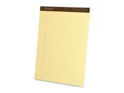Tops 20020 Gold Fibre Ruled Pad Legal Legal Rule Ltr Canary 50 Sheet Pads Pack Dozen