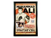 Muhammad Ali Signed Event Poster Autographed In Framed Case With Coa
