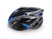 Blue MTB Bike Cycling Bicycle Adult Bike Safe Helmet Carbon Hat With Visor 19 Holes