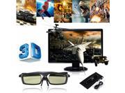 144Hz 3D DLP Link IR Active Shutter Rechargeable Glasses for BenQ NEC Optoma New