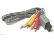 New Audio Video AV Composite RCA Cable for Nintendo Wii