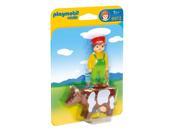 Farmer with Cow 1.2.3 - Imaginative Play Set by Playmobil