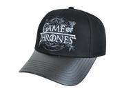 UPC 804371589771 product image for Games of Thrones HBO Series Tv Show Sun Buckle Hat Cap Faux Leather Khaleesi Blk | upcitemdb.com