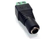 Female DC Jack Adapter with Screw Terminals 5.5x2.1mm