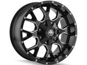 Mayhem 8015 Warrior 17x9 6x114.3/6x139.7 +18mm Black/Milled 