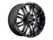 SOTA Offroad 564DM Rehab 20x10 8x165.1 8x6.5 19mm Black Milled Wheel Rim