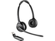 Plantronics Savi W420 Binaural Over-the-Head USB Wireless Headset with Mic Standard 84008-03