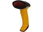 Aibao Handheld Bar Code Reader Wireless Automatic Laser Barcode Scanner Yellow