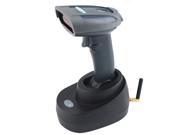 Netum NT 2800 Wireless Handheld Manual Automatic Portable Wireless Laser Barcode Scanner with Memory Inventory Bar Code Reader with Base Receiver Black