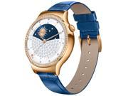 Huawei Watch with SWAROVSKI Diamonds Blue Italian Leather Strap Smartwatch