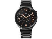Huawei Smart Watch Black Stainless Steel with Black Stainless Steel Link Band Smartwatch (Black)
