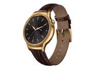 Huawei Smart Watch with Black  Cow Leather Strip Smartwatch (Rose Gold)