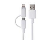 PNY C-UA-UULN-W01-01 2-in-1 Micro-USB and Apple Lightning Charge and Sync Cable PNY C-UA-UULN-W01-01 2-in-1 Micro-USB and Apple Lightning Charge and Sync Cable