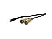 COMPREHENSIVE CABLE 10FT STEREO MINI TO 2XLR MALE