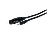COMPREHENSIVE CABLE 6FT XLR JACK TO STEREO 3.5MM
