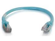 5ft Cat6a Snagless Shielded STP Network Patch Cable Aqua