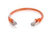 C2G 3FT CAT6 SNAGLESS SHIELDED STP NETWORK PATCH CABLE ORANGE
