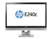 HP EliteDisplay E240c 23.8 Black Silver Full HD Matt