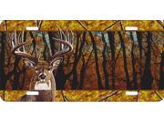 Offset Buck On Fall Wood Scene Plate Free Names on this 
