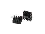 5pcs 22mm*22mm*10mm Black Heat Sink for Router CPU