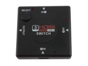 YKS L450 Mini Switcher Definition Video 3 Port HDMI Switch Splitter for HDTV PS3 1080P