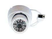 HOSAFE 1MD1W 1.0 Megapixel HD IP Camera 1280x720P Outdoor Dome Camera Metal Housing ONVIF support Blue Iris and Dahua Hikvision NVR White
