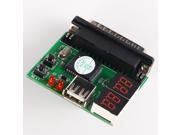 STW USB 4 digital 25 Pin Motherboard Analyzer Diagnostic Card for Notebook Laptop
