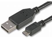 5V 1A 1000mA USB port power supply w 6 USB A to Micro B Cable UL Listed
